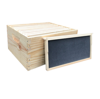 Box Kit 9-5/8 Deep Commercial box with 10 Frames Double Waxed Plastic Foundation Assembled