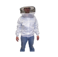 Jacket and Round Veil Cotton and Poly zip up