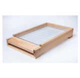 Double Deep Kit with Deluxe Screen bottom board, wax foundation, frames and boxes unassembled